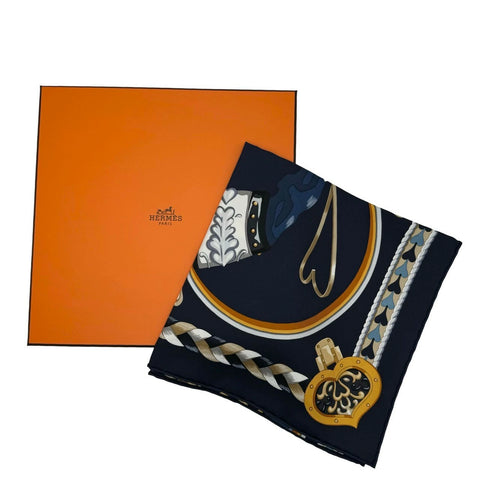 【新品未使用】Hermes エルメス SCARF スカーフ カレ90 《アルネ・ドゥ・クール》 H004090S11 シルク100% レディース ギフト プレゼント