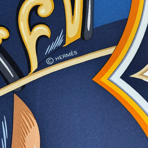 【新品未使用】Hermes エルメス SCARF スカーフ カレ90 《アルネ・ドゥ・クール》 H004090S11 シルク100% レディース ギフト プレゼント
