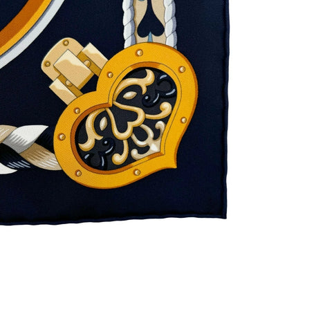 【新品未使用】Hermes エルメス SCARF スカーフ カレ90 《アルネ・ドゥ・クール》 H004090S11 シルク100% レディース ギフト プレゼント