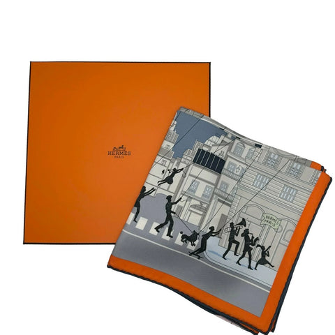 【新品未使用】 Hermes エルメス SCARF スカーフ カレ90 《エルメス・パラード》 H004150S03 シルク100% レディース ギフト プレゼント