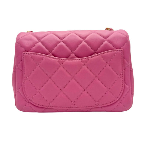 【中古】 CHANEL シャネル ミニマトラッセ チェーン ショルダーバッグ ピンク ラムスキン ピンク系 ゴールド金具 30番台(2020年) ブランドバッグ ショルダーバッグ 中古 (CHANEL,minimatelasse,pink,lambskin,gold,shourderbag,used)