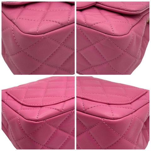 【中古】 CHANEL シャネル ミニマトラッセ チェーン ショルダーバッグ ピンク ラムスキン ピンク系 ゴールド金具 30番台(2020年) ブランドバッグ ショルダーバッグ 中古 (CHANEL,minimatelasse,pink,lambskin,gold,shourderbag,used)