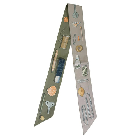 【新品未使用】Hermes エルメス TWILLY ツイリー 《イン・ザ・ポケット》 H062340S06 シルク100% レディース プレゼント ギフト