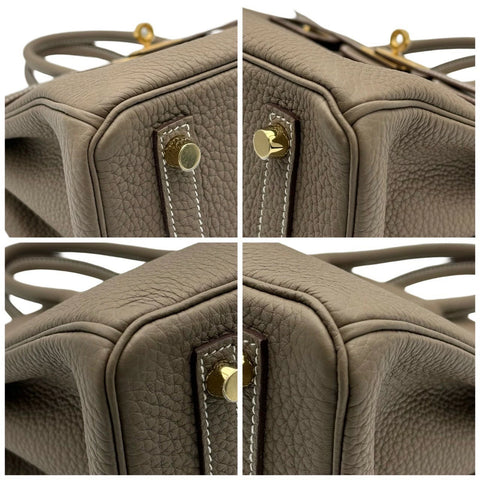 【新品未使用】 Hermès エルメス バーキン25 エトゥープ トゴ ゴールド金具 W刻(2024年) ブランドバッグ ハンドバッグ バッグ 新品 レディース (HERMES,BIRKIN25,etoupe,togo,gold,handbag,new)