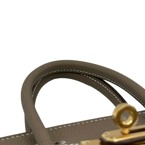 【新品未使用】 Hermès エルメス バーキン25 エトゥープ トゴ ゴールド金具 W刻(2024年) ブランドバッグ ハンドバッグ バッグ 新品 レディース (HERMES,BIRKIN25,etoupe,togo,gold,handbag,new)