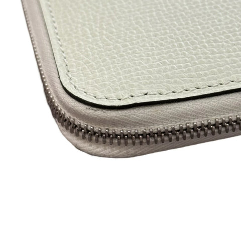 【中古】 Hermès エルメス アザップシルクイン コンパクト ヴェールフィズ エプソン シルバー金具 W刻(2024年) ブランド財布 ウォレット