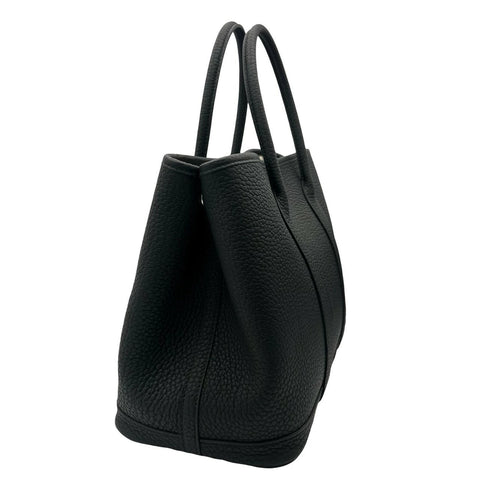 【未使用品】 Hermès エルメス ガーデンパーティTPM ブラック ネゴンダ シルバー金具 W刻(2024年) ブランドバッグ ハンドバッグ(HERMES,GARDEN PARTY TPM,black,negonda,silver,handbag)
