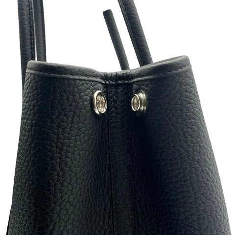 【未使用品】 Hermès エルメス ガーデンパーティTPM ブラック ネゴンダ シルバー金具 W刻(2024年) ブランドバッグ ハンドバッグ(HERMES,GARDEN PARTY TPM,black,negonda,silver,handbag)