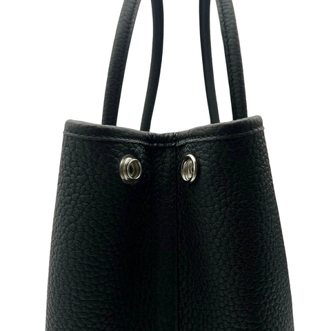 【未使用品】 Hermès エルメス ガーデンパーティTPM ブラック ネゴンダ シルバー金具 W刻(2024年) ブランドバッグ ハンドバッグ(HERMES,GARDEN PARTY TPM,black,negonda,silver,handbag)