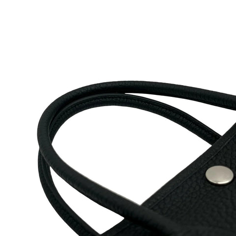 【未使用品】 Hermès エルメス ガーデンパーティTPM ブラック ネゴンダ シルバー金具 W刻(2024年) ブランドバッグ ハンドバッグ(HERMES,GARDEN PARTY TPM,black,negonda,silver,handbag)