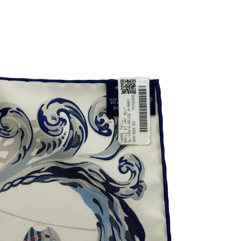 【新品未使用】 Hermès エルメス SCARF スカーフ カレ90 《エミールの夜》 H004162S03 シルク100% レディース ギフト プレゼント