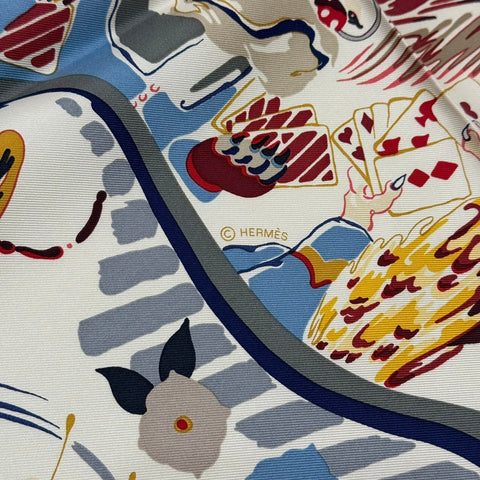 【新品未使用】 Hermès エルメス SCARF スカーフ カレ90 《エミールの夜》 H004162S03 シルク100% レディース ギフト プレゼント