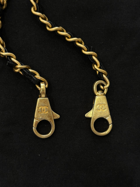 【中古】 CHANEL シャネル マトラッセ ココハンドル 2way ショルダーバッグ ブラック キャビアスキン ブラック系 ゴールド金具 29番台(2020年) ブランドバッグ ハンドバッグ 中古品 (CHANEL,materasse,cocohandle,black,caviaskin,gold,handbag,shourderbag,used)