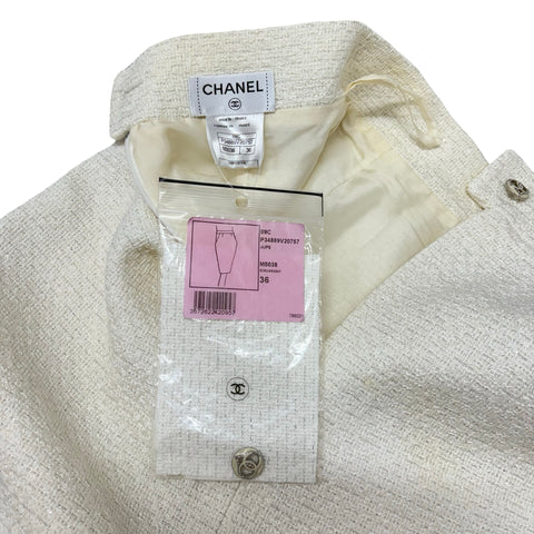 【中古】CHANEL シャネル SET UP セットアップ ジャケット スカート 34 USED 中古 2009年 CLOTHES