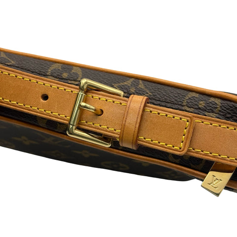 【中古】 LOUIS VUITTON ルイ・ヴィトン POCHETTE CROISSANT (M5150) ポシェットクロワッサン ショルダーバッグ MI0098(2008年) モノグラム キャンバス 中古 USED バッグ