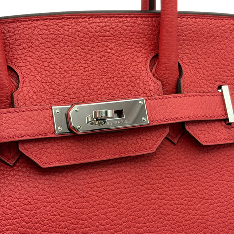【中古】Hermes エルメス BIRKIN30 バーキン30 ハンドバッグ D刻(2019年) レッド系 トゴ 中古 USED バッグ