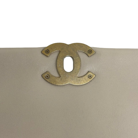 【中古】 CHANEL シャネル CHANEL 19 シャネル19 チェーンショルダー 30番台(2020年) ベージュ ラムスキン 中古 USED バッグ