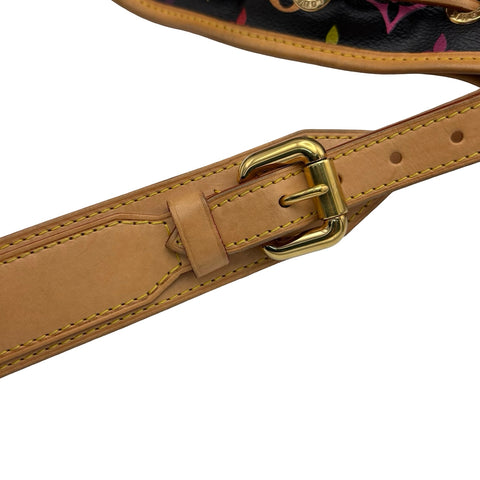 【中古】 LOUIS VUITTON ルイ・ヴィトン PETIT NOE(M42230) プチ・ノエ ショルダーバッグ ショルダーバッグ OA1077(2007年) マルチカラー PVC×キャンバス 中古 USED バッグ