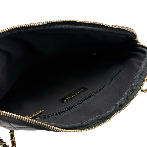 【中古】 CHANEL シャネル GIRL CHANEL ガールシャネル ショルダーバッグ 23番台(2016年) ブラック ラムスキン 中古 USED バッグ