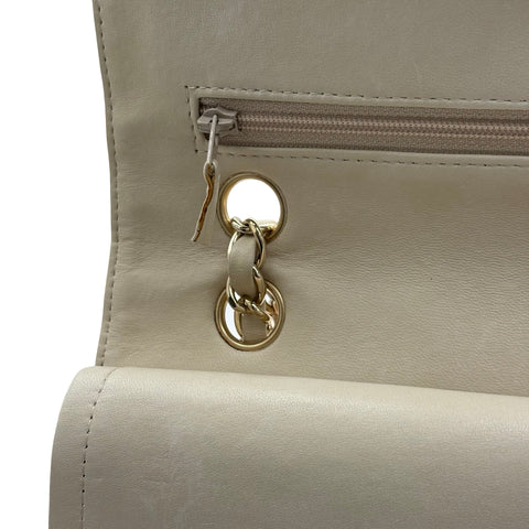 【中古】 CHANEL シャネル MATELASSE TWEED W FLAP マトラッセ ツイード ダブルフラップ ショルダーバッグ 10番台(2006年) オレンジ系 ツイード 中古 USED バッグ
