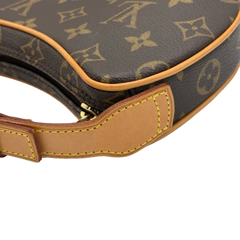 【中古】 LOUIS VUITTON ルイ・ヴィトン POCHETTE CROISSANT (M5150) ポシェットクロワッサン ショルダーバッグ MI0098(2008年) モノグラム キャンバス 中古 USED バッグ