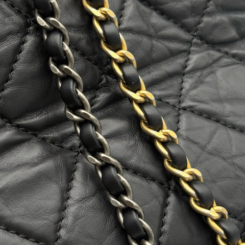 【中古】 CHANEL シャネル GABRIELLE BACKPACK ガブリエル バックパック 29番台(2019-2020年) ブラック ヴィンテージカーフ 中古 USED バッグ
