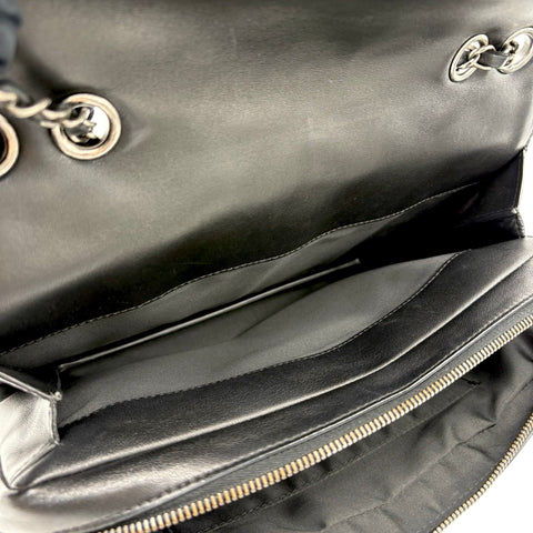 【中古】 CHANEL シャネル CCFLAPSHOULDERBAG CCフラップショルダーバッグ ショルダーバッグ 18番台(2013-2014年) ブラック ラムスキン 中古 USED バッグ