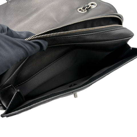 【中古】 CHANEL シャネル CCFLAPSHOULDERBAG CCフラップショルダーバッグ ショルダーバッグ 18番台(2013-2014年) ブラック ラムスキン 中古 USED バッグ