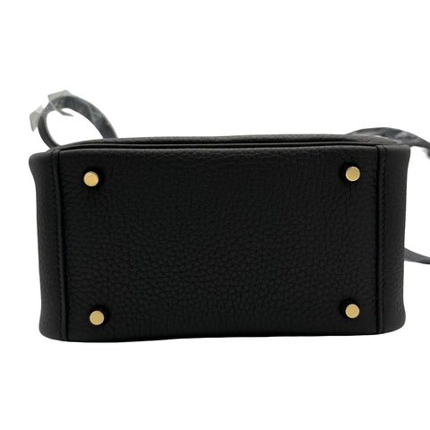 【新品未使用】 Hermes エルメス MINILINDY ミニリンディ ショルダーバッグ W刻印(2024年) ブラック トリヨン 新品未使用 NEW 銀座分類