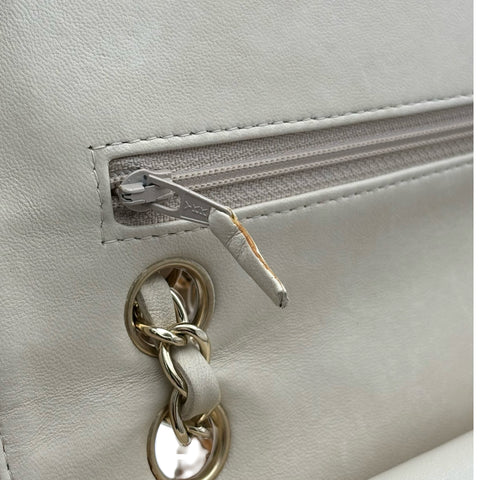 【中古】 CHANEL シャネル MATELASSE TWEED W FLAP マトラッセ ツイード ダブルフラップ ショルダーバッグ 10番台(2006年) オレンジ系 ツイード 中古 USED バッグ