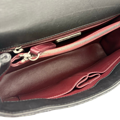 【中古】 CHANEL シャネル COCO HANDLE BAG ココハンドル ショルダーバッグ 21番台(2016年) ブラック リザード USED USED バッグ