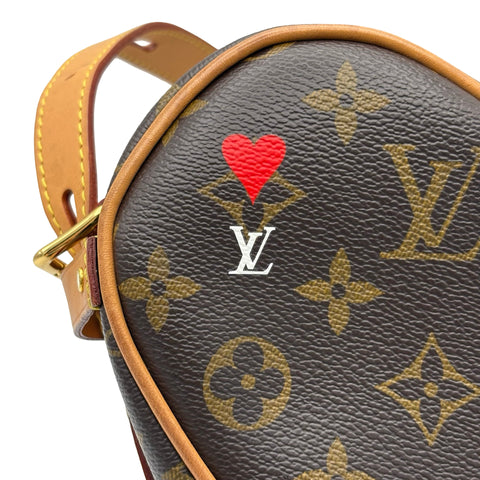 【中古】 LOUIS VUITTON ルイ・ヴィトン ハート型 ショルダーバッグ モノグラム キャンバス 中古 USED バッグ