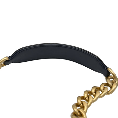 【美品】CHANEL シャネル HOBO BAG ホーボバッグ ショルダーバッグ ICチップ(2025年) ネイビー系 デニム 中古 USED バッグ 2025年新作