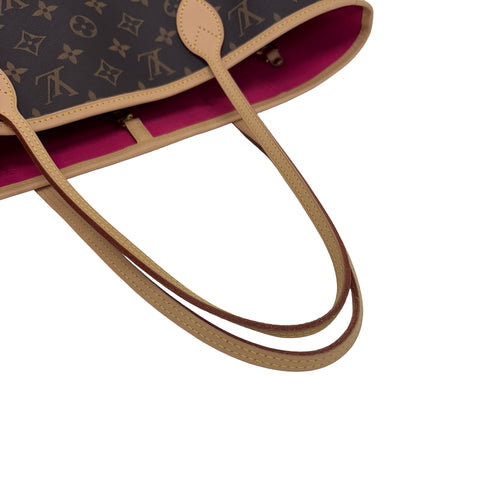 【美品】 LV×TM ルイヴィトン×村上隆 NEVERFULLMM(M13271) ネヴァーフルMM トートバッグ ICチップ(2021年~) モノグラム キャンバス 中古 USED バッグ