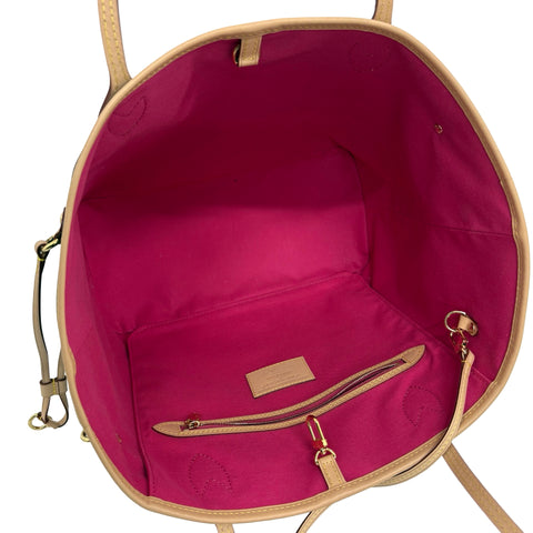 【美品】 LV×TM ルイヴィトン×村上隆 NEVERFULLMM(M13271) ネヴァーフルMM トートバッグ ICチップ(2021年~) モノグラム キャンバス 中古 USED バッグ