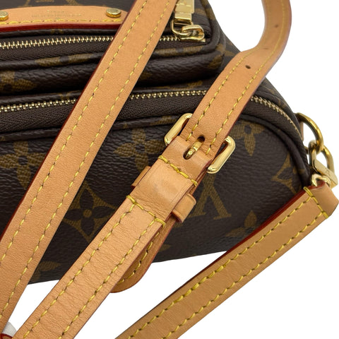 【中古】 LOUIS VUITTON ルイ・ヴィトン M82335 ミニ バムバッグ ショルダーバッグ ICチップ モノグラム キャンバス 中古 USED バッグ