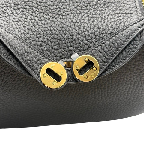 【新品未使用】 Hermes エルメス MINILINDY ミニリンディ ショルダーバッグ W刻印(2024年) ブラック トリヨン 新品未使用 NEW 銀座分類