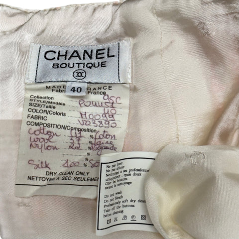 【中古】 CHANEL シャネル SET UP セットアップ ジャケット スカート40 USED 中古 1995年 CLOTHES 洋服