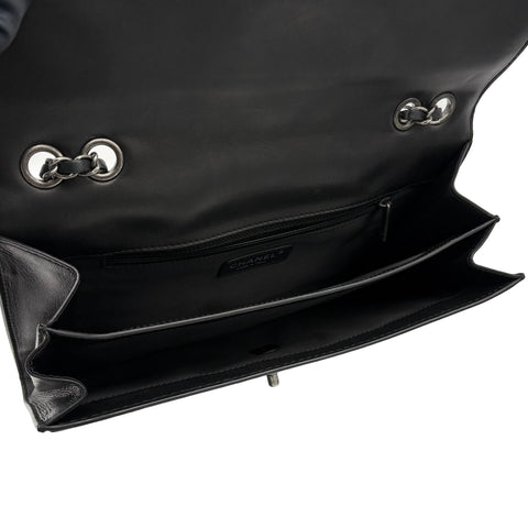 【中古】 CHANEL シャネル CHAINSHOULDERBAG チェーンショルダーバッグ ショルダーバッグ 18番台(2013-2014年) ブラック ラムスキン 中古 USED バッグ