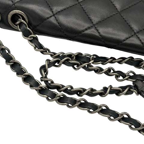 【中古】 CHANEL シャネル CHAINSHOULDERBAG チェーンショルダーバッグ ショルダーバッグ 18番台(2013-2014年) ブラック ラムスキン 中古 USED バッグ