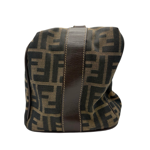 【中古】 FENDI フェンディ ZUCCA HAND BAG ズッカ ハンドバッグ ブラウン キャンバス 中古 USED バッグ