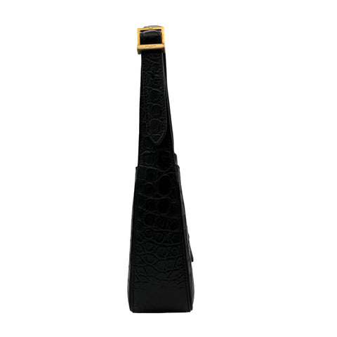 【美品】 SAINT LAURENT サンローラン CASSANDRA ONE SHOULDER BAG カサンドラワンショルダーバッグ ショルダーバッグ ブラック レザー 美品 USED バッグ