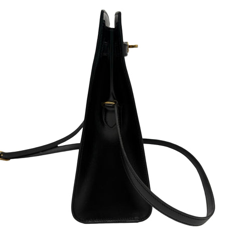 【中古】 Hermes エルメス KELLY SPORTS PM ケリースポーツPM ショルダーバッグ 〇P刻(1986年) ブラック ボックスカーフ ヴィンテージ 中古 USED バッグ