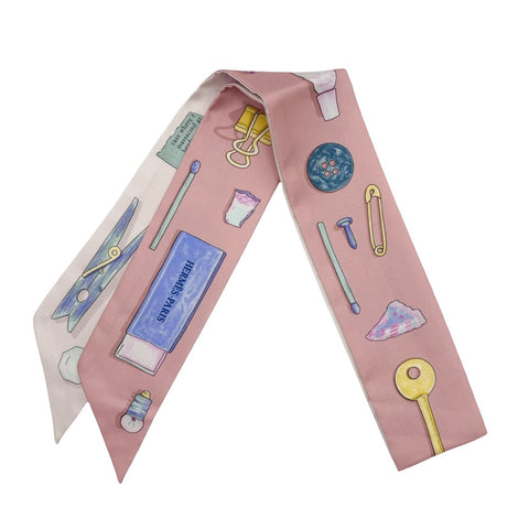 【中古】Hermès エルメス TWILLY ツイリー 《イン・ザ・ポケット》 H062340S10 シルク100% レディース プレゼント ギフト