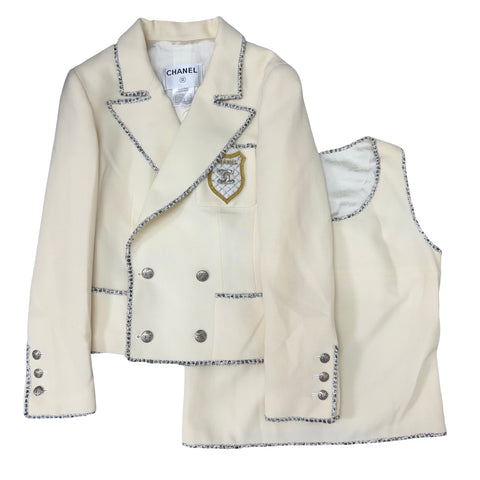 【入荷情報】 CHANEL シャネル JACKET エンブレムジャケット トップス付き 38