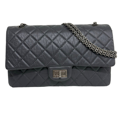 【入荷情報】 CHANEL シャネル 2.55 マトラッセダブルフラップビジューチェーンショルダーバッグ ショルダーバッグ 15番台(2012年)