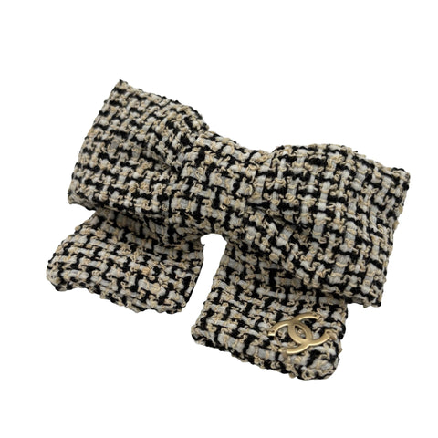 【入荷情報】 CHANEL シャネル ツイード バレッタ ツイード 中古