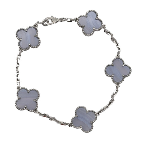 【新入荷】Van Cleef＆Arpels ヴァンクリーフ＆アーペル ヴィンテージ アルハンブラ ブレスレット、5モチーフ