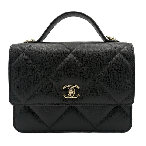 【入荷情報】 CHANEL シャネル 3WAY CHAIN WALLET 3WAYショルダーバッグ ショルダーバッグ ランダム番(2021年～) ブラック キャビアスキン 未使用