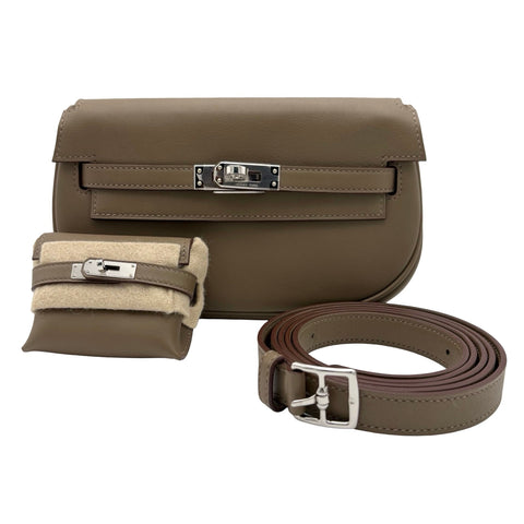 【入荷情報】 Hermes エルメス KELLYMOOVE ケリームーブ ショルダーバッグ W刻(2024年) エトゥープ スイフト 未使用 バッグ